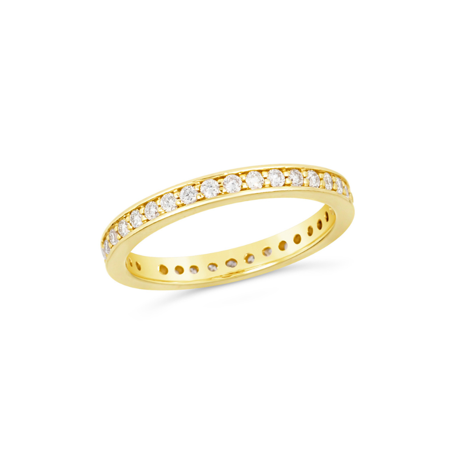 .50 TCW Natural Diamond 14K Yellow Gold Engagement Ring