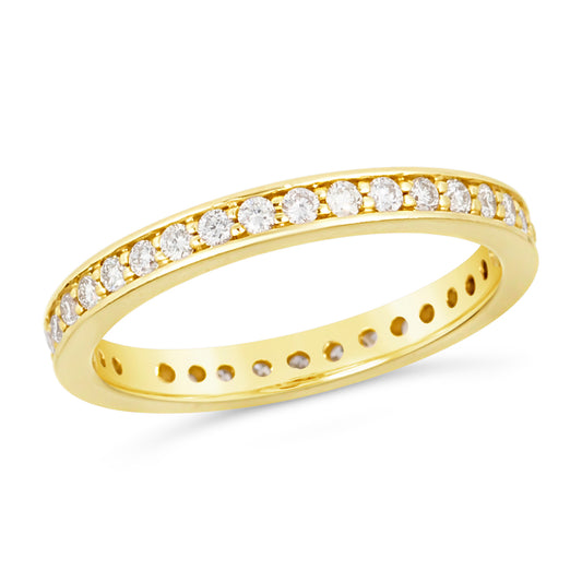 .50 TCW Natural Diamond 14K Yellow Gold Engagement Ring