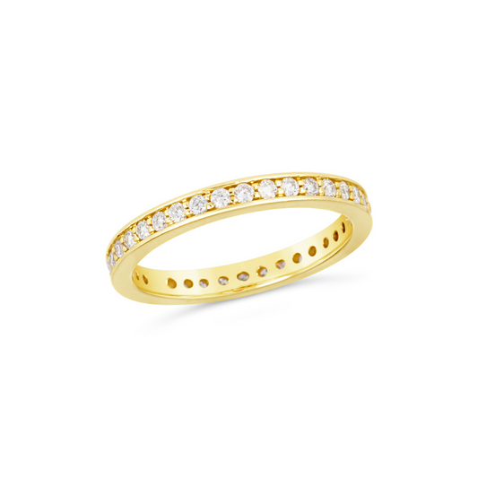 .50 TCW Natural Diamond 14K Yellow Gold Engagement Ring